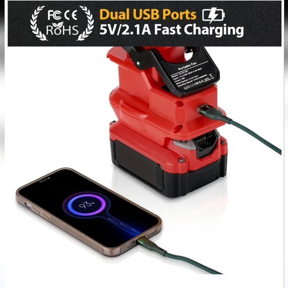 Portable Clip on Fan for Craftsman V20 Battery w/3 Speed (battery not included) - Picture 17 of 17